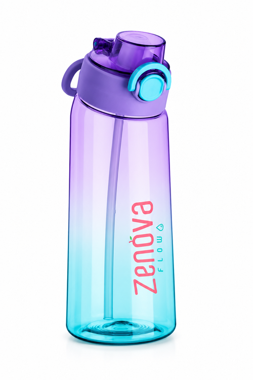 Botella Agua Hidratación Deportiva Con Anillos De Sabores